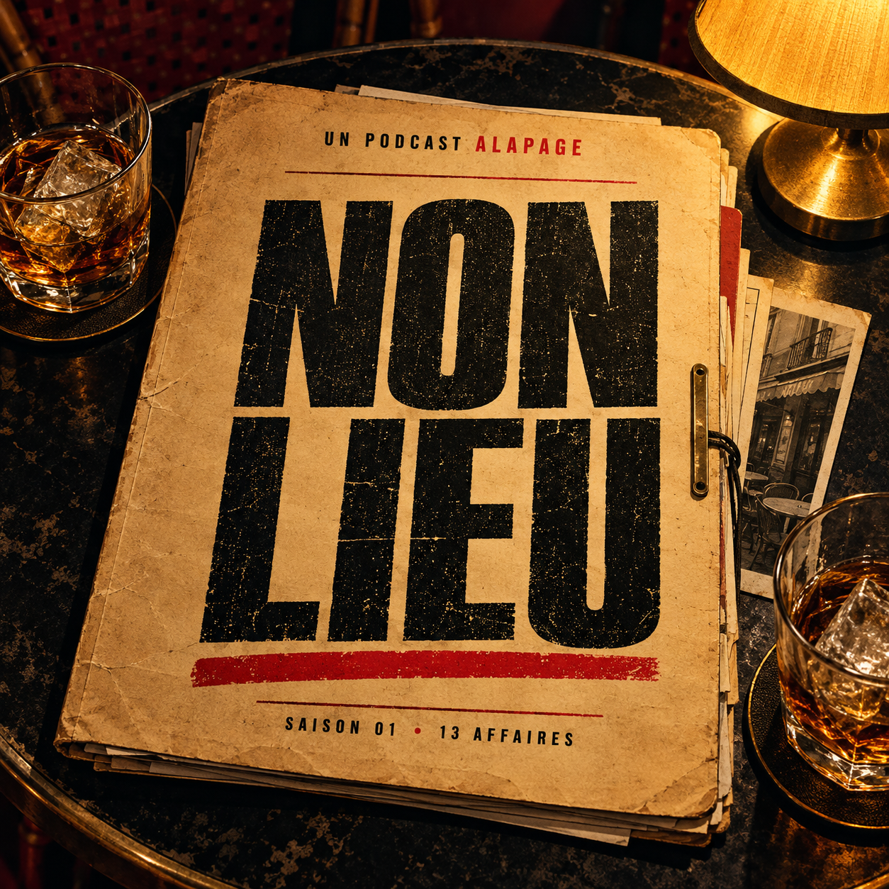 NON LIEU — Un podcast ALAPAGE. Saison 01 : 13 affaires.